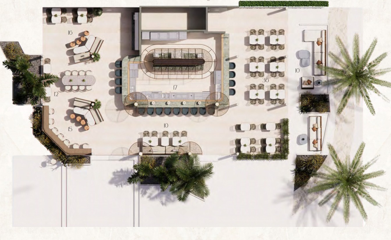 Oasis Bar in JWM Palm Desert · TI · Oasis Bar